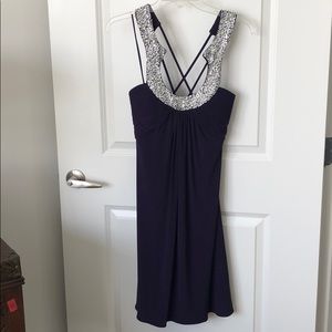 JS Boutique. Plum formal short dress. Size 8